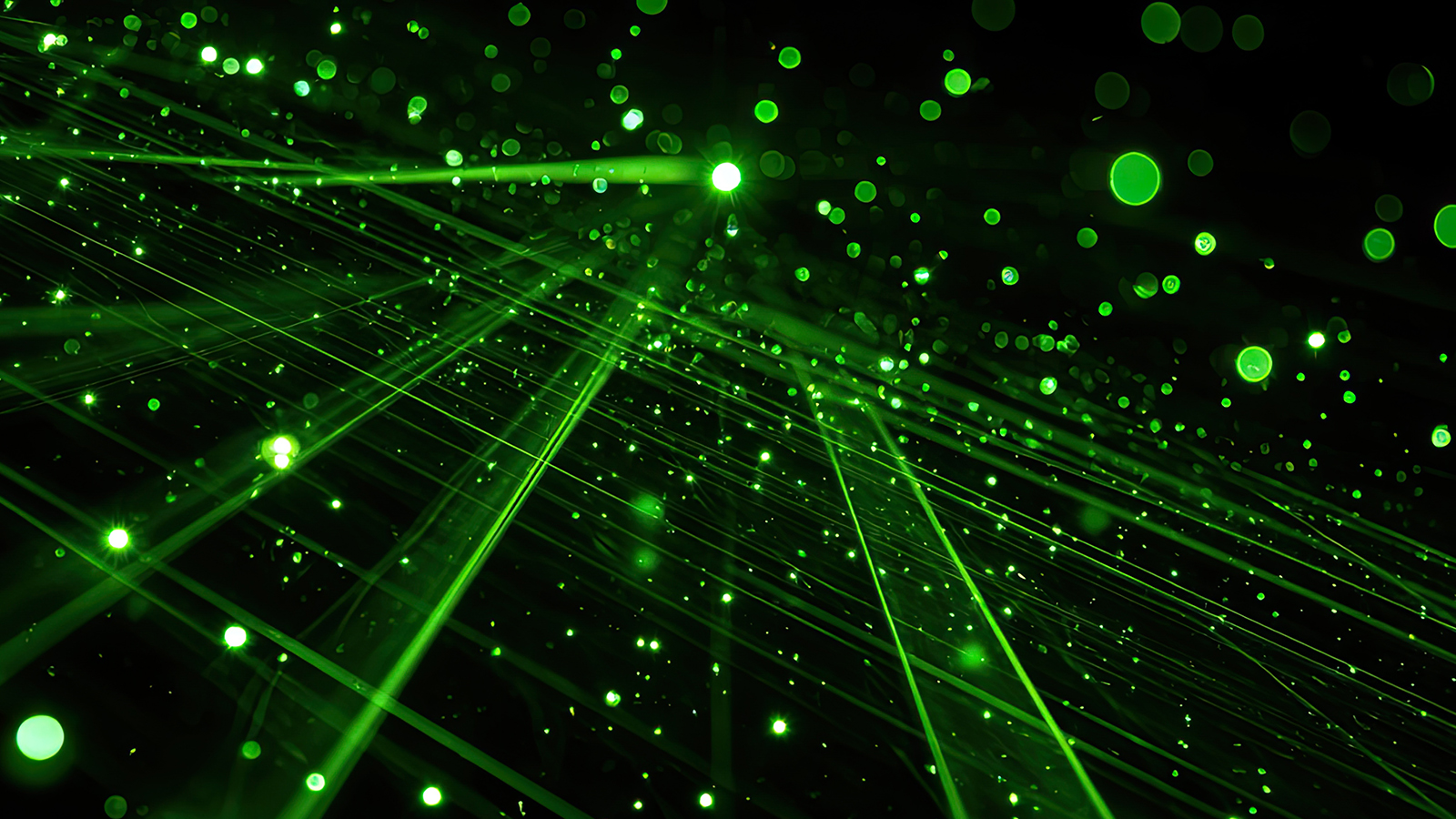 Abstract depiction of technology and IT infrastructure, network